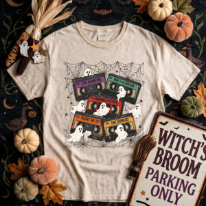 Spooky Movie Night PNG Digital Download, Retro VHS Tapes, Scary Cinema Fan Shirt Graphic